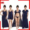 ৬ পার্ট নেভী কালার Night Dress