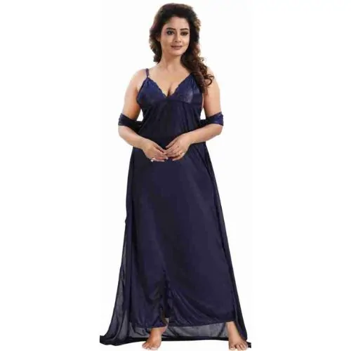 ৬ পার্ট ধুতি নেভি Blue কালার Night Dress