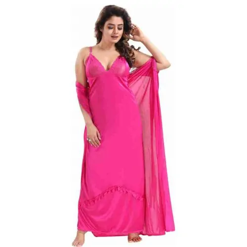 ৬ পার্ট ধুতি পিংক কালার Night Dress