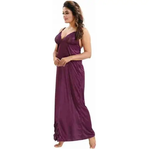 ৬ পার্ট ধুতি জাম কালার Night Dress