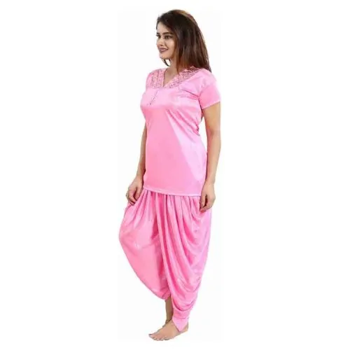 ৬ পার্ট ধুতি পিংক কালার Night Dress