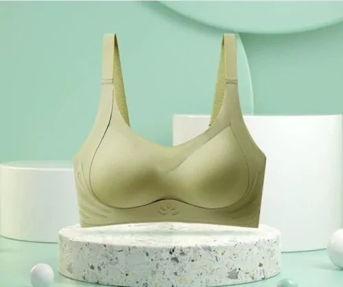 Valene Superior Lightly Lined Seamless Bra - Green