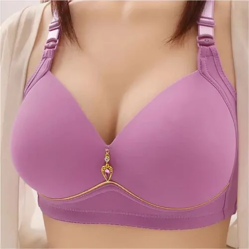 Women Fashionable Push Up Bra Purple Color Premium Quality
