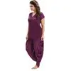 ৬ পার্ট ধুতি জাম কালার Night Dress