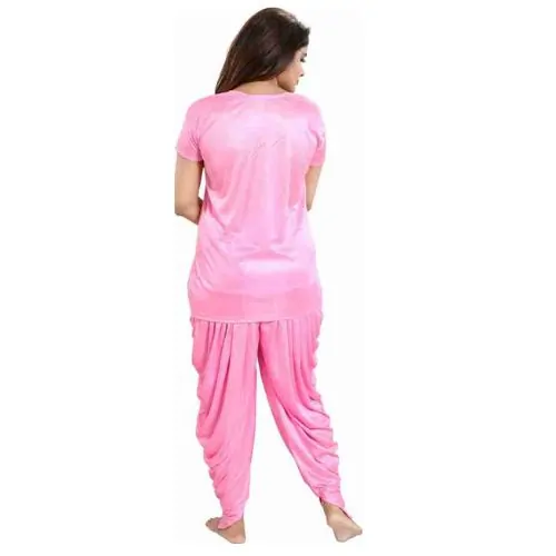 ৬ পার্ট ধুতি পিংক কালার Night Dress