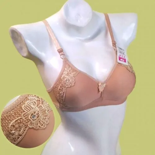 Woman's Foam Bra peachy Orange Cloar