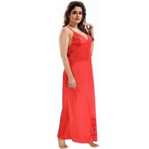 ৬ পার্ট ধুতি রেড অরেঞ্জ কালার Night Dress