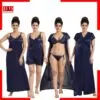 ৬ পার্ট নেভী কালার Night Dress